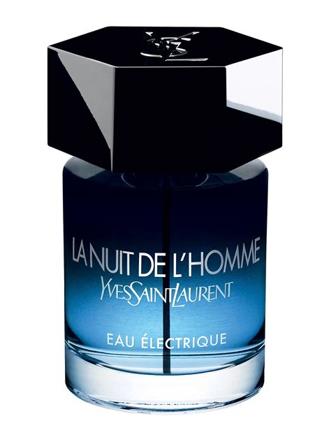 yves saint laurent la nuit de l'homme eau eletrique|ysl eau de la nuit.